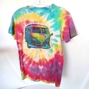 VW Bus Tie Dye T-shirt Size S
